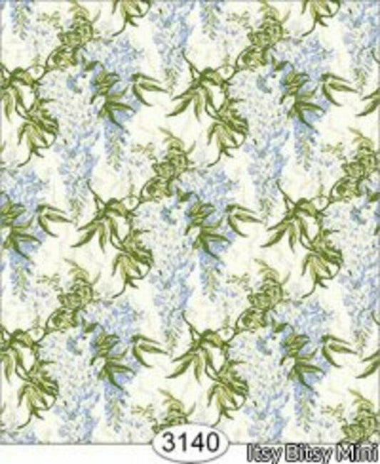 Dollhouse  Wallpaper - Wisteria Blue