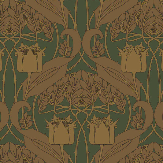NEW PATTERN! Bradbury and Bradbury Dollhouse Wallpaper - Entwisle Forest