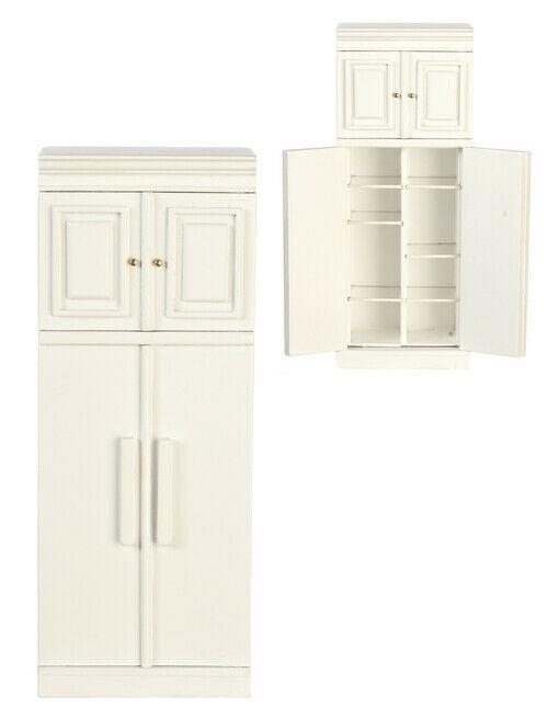 Dollhouse Kitchen Refrigerator in White from the Platinum Collection