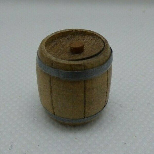 Dollhouse Miniature Wooden Keg by Sir Thomas Thumb