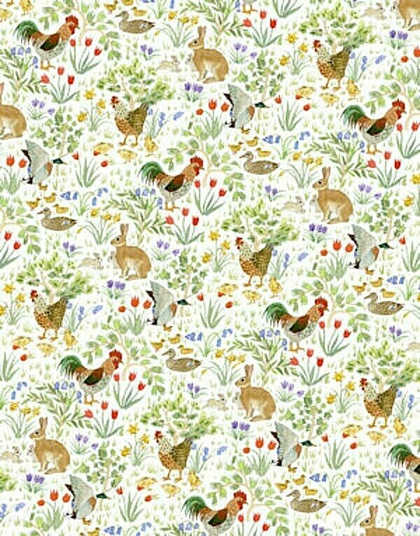 Dollhouse Wallpaper Country Springtime by Jackson Miniatures