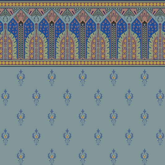 Bradbury and Bradbury Wallpaper - Dresser Victory Frieze and Roland Wall