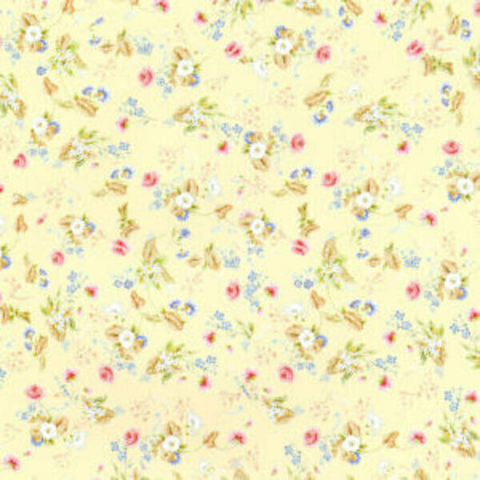 Wallpaper Rococo Silk, Corn, by Jackson Miniatures