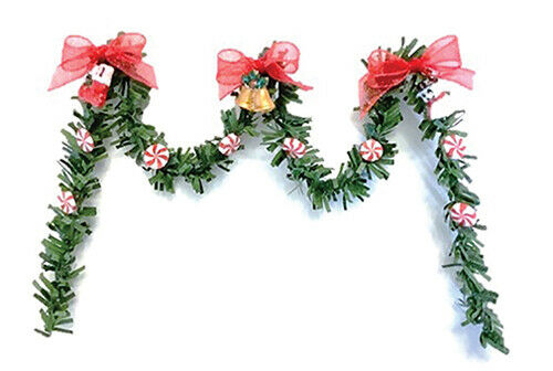 Dollhouse Miniature Holiday Garland