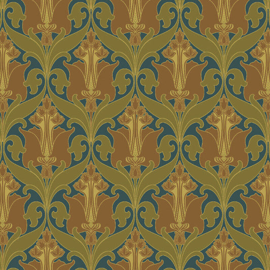 NEW PATTERN! Bradbury and Bradbury Dollhouse Wallpaper - Kingsbury