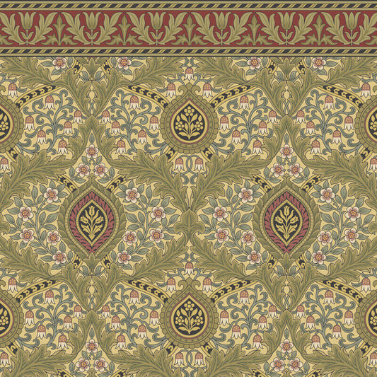 NEW PATTERN! Bradbury and Bradbury Dollhouse Wallpaper - Knightsbridge