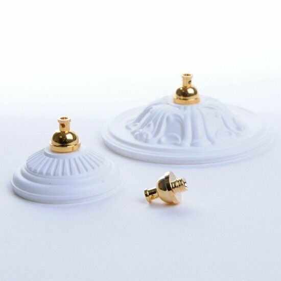 Mini Mundus Dollhouse Ceiling Threaded Lamp Cap