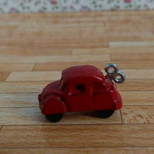 Dollhouse Miniature Wind Up Car