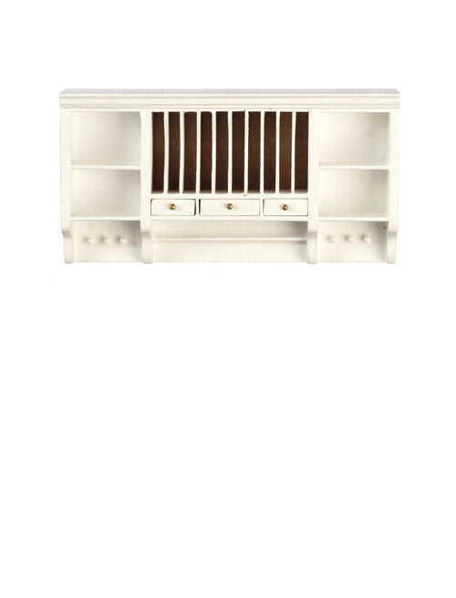 Dollhouse Kitchen Upper Cabinet in White from the Platinum Collection