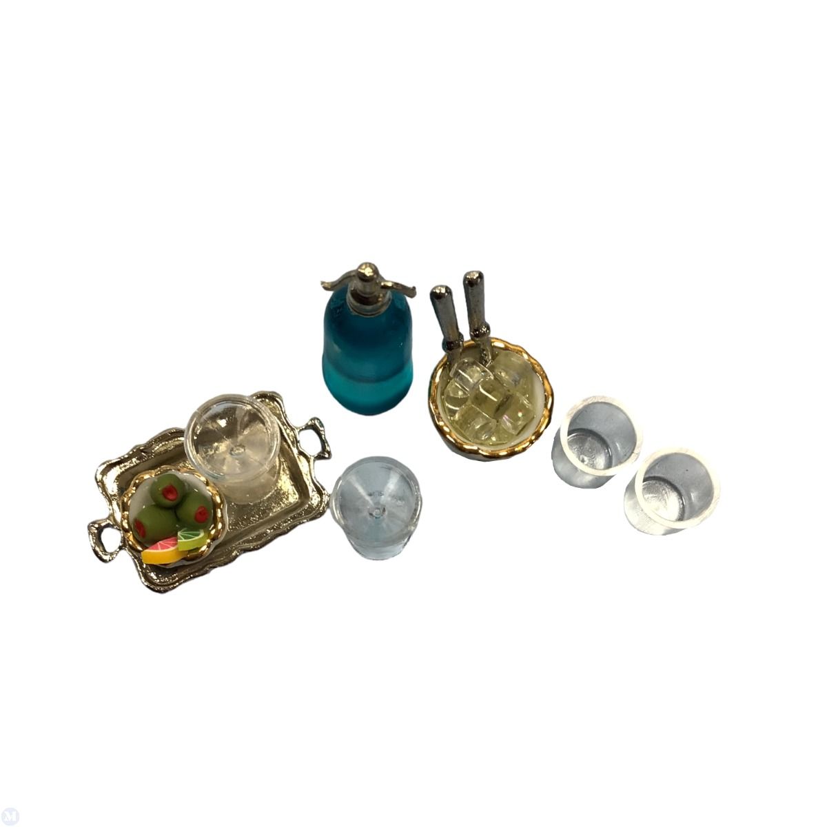 Reutter Porcelain - Dollhouse Miniature Bar Set