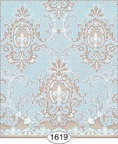 Dollhouse Wallpaper by Itsy Bitsy - Eleanor - Blue Dusk #1619