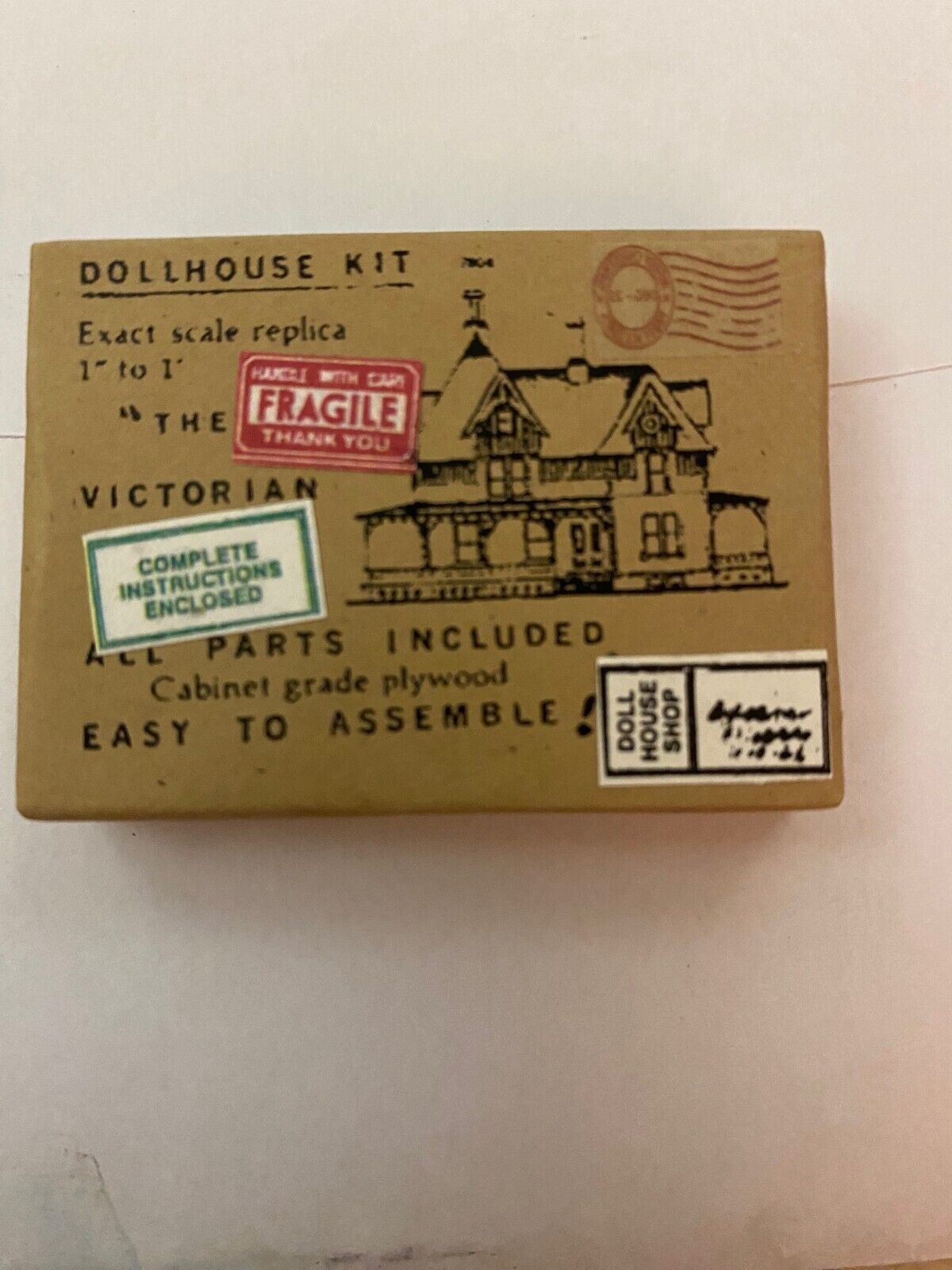 Dollhouse Miniature Dollhouse Kit Toy - Handcrafted