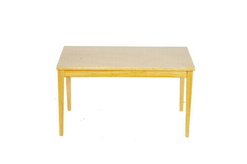 Unfinished Dollhouse Kitchen Table in Oak