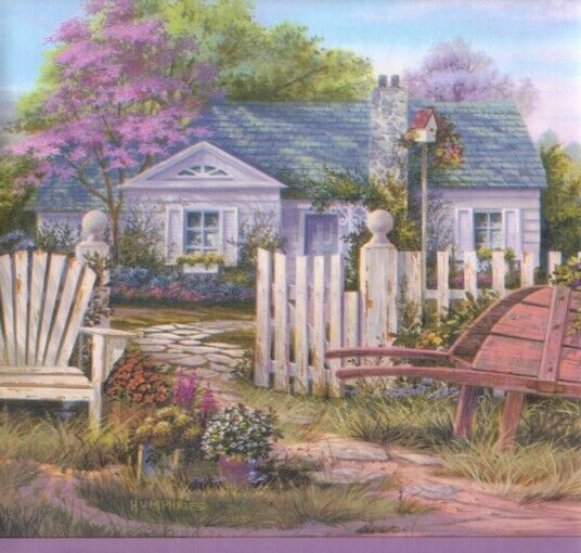 Dollhouse Miniature Wallpaper Mural by What's Next 43A - 9 X 9-5/8