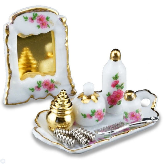 Reutter Porcelain - Dressing Table Set - Dollhouse Miniature