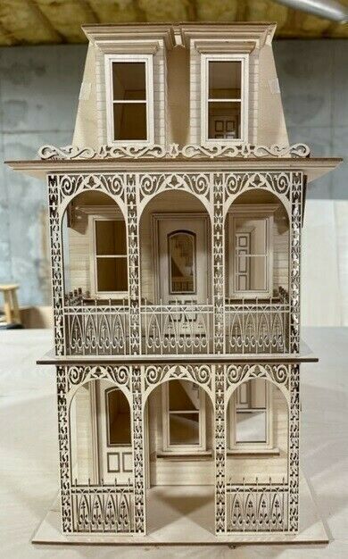 St. Charles French Quarter Dollhouse 1:24 Scale Kit