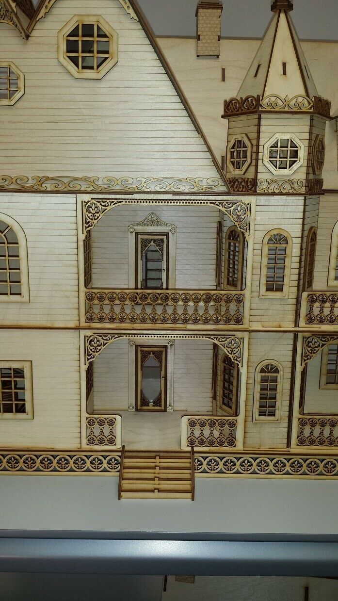 Jasmine Gothic Victorian 1:24 Large Dollhouse Kit