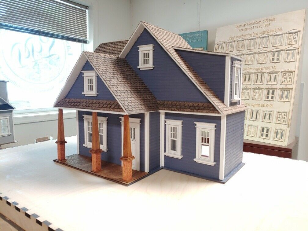 Clarkson Craftsman Cottage Dollhouse 1:24 scale Dollhouse Kit