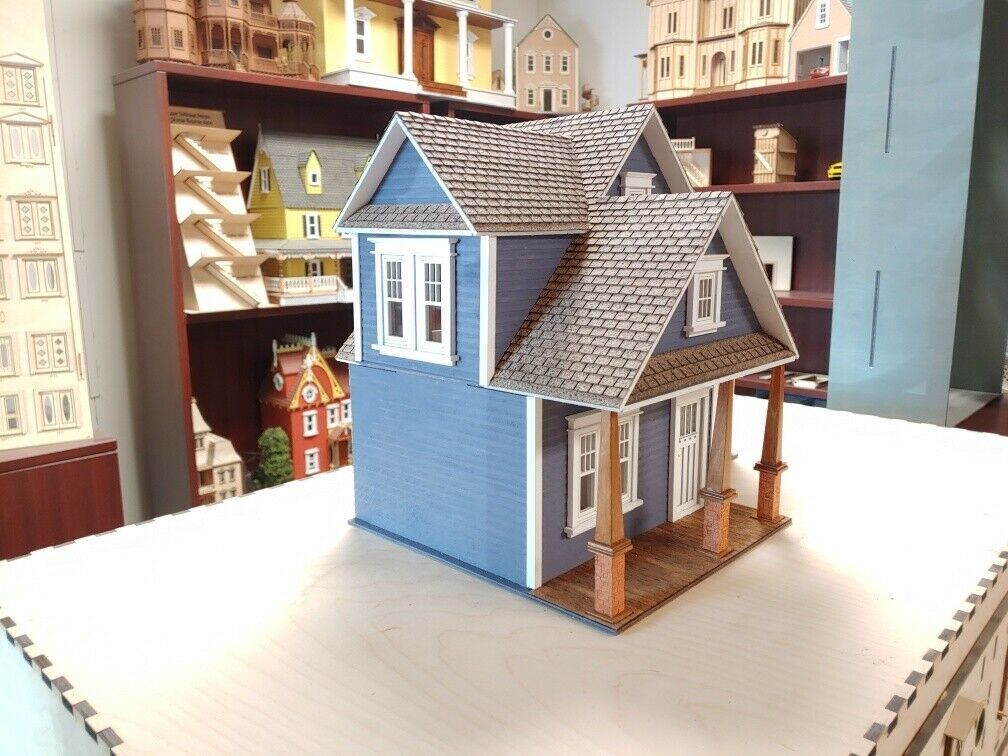 Clarkson Craftsman Cottage Dollhouse 1:24 scale Dollhouse Kit
