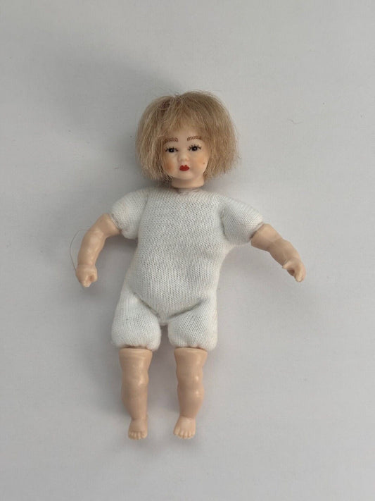 Heidi Ott  #XKB11 Dollhouse Miniature 1:12 Scale Toddler Doll Undressed