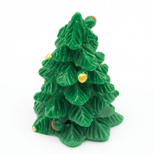Dollhouse Miniature Christmas Tree 1" Tall