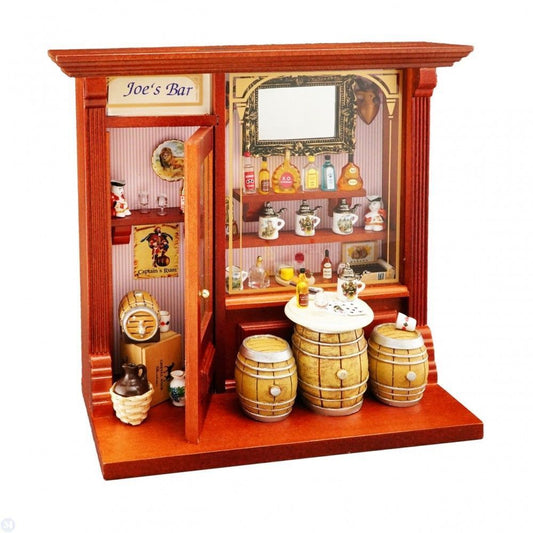 Reutter Porcelain Dollhouse Miniature Joe's Bar Display