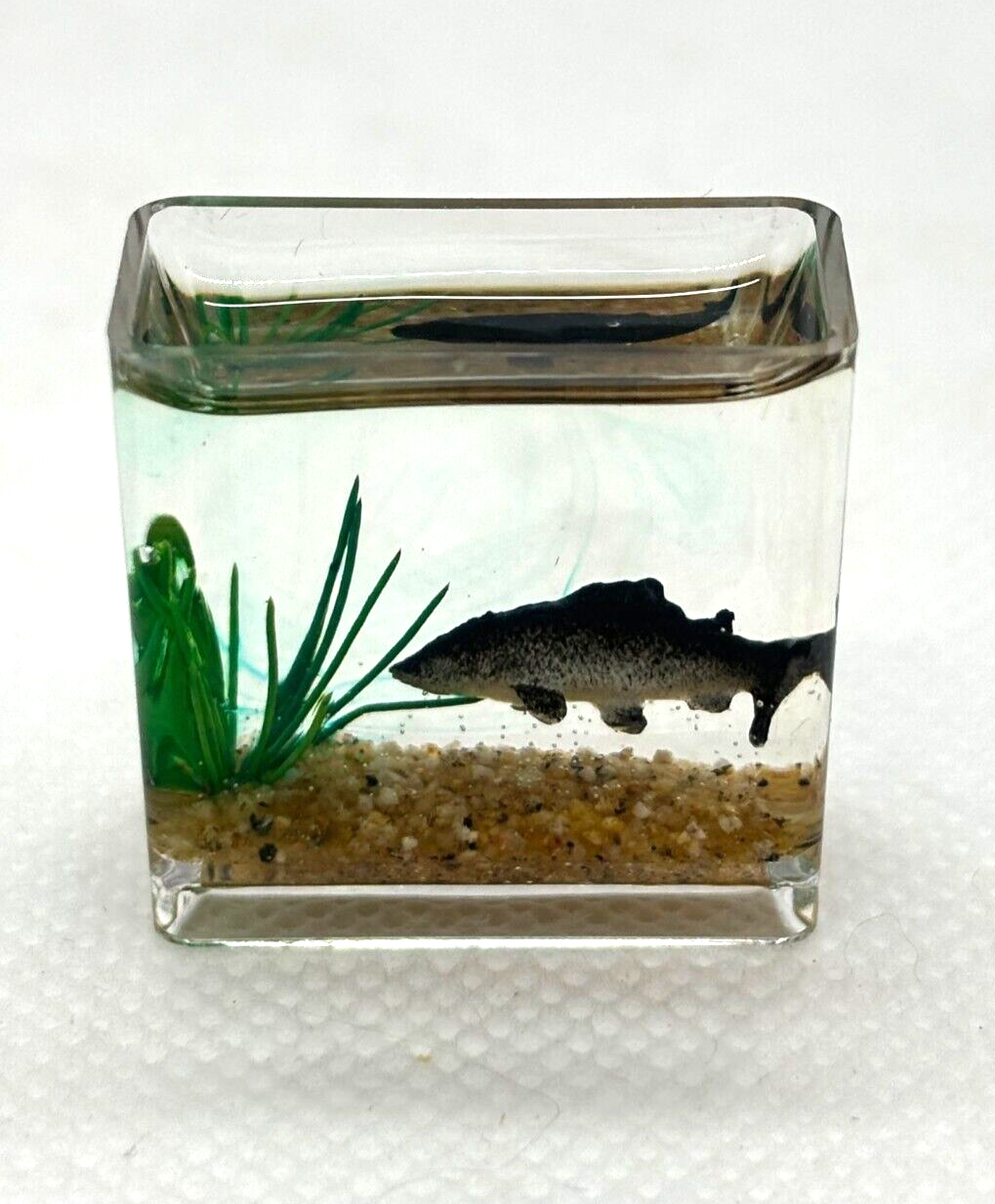 Dollhouse Miniature Square Fish Bowl