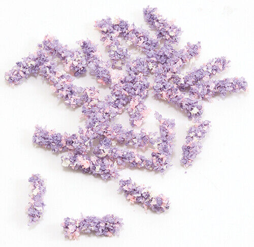 Dollhouse Miniature Wisteria Blooms, 25 PIeces