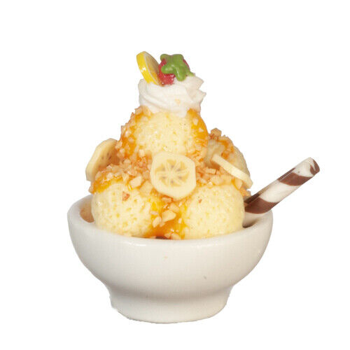 Dollhouse Miniature Ice Cream Sundae