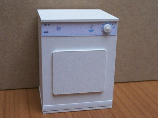 Dollhouse Miniature White Tumble Dryer by Delph Miniatures