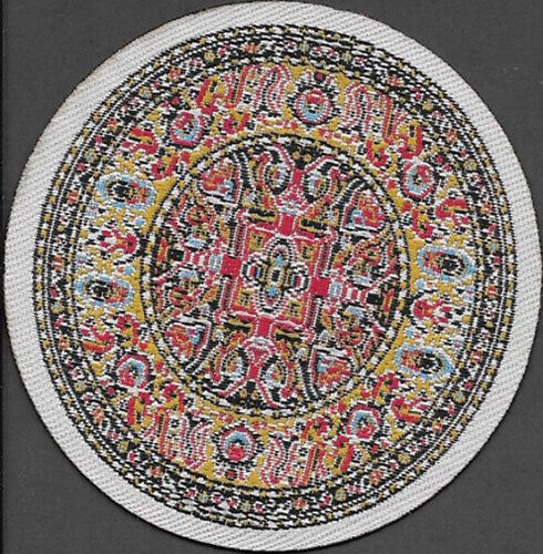 Dollhouse Miniature Woven Turkish Rug 3" #SK27-05