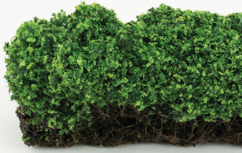 Dollhouse Miniature Large Green Hedges, 1 Piece