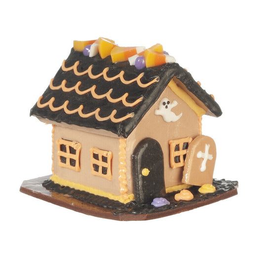 Dollhouse Miniature Halloween Gingerbread House #6011