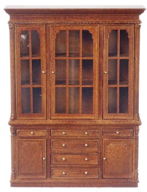 Dollhouse Miniature Hayes Hutch in Walnut from the Platinum Collection