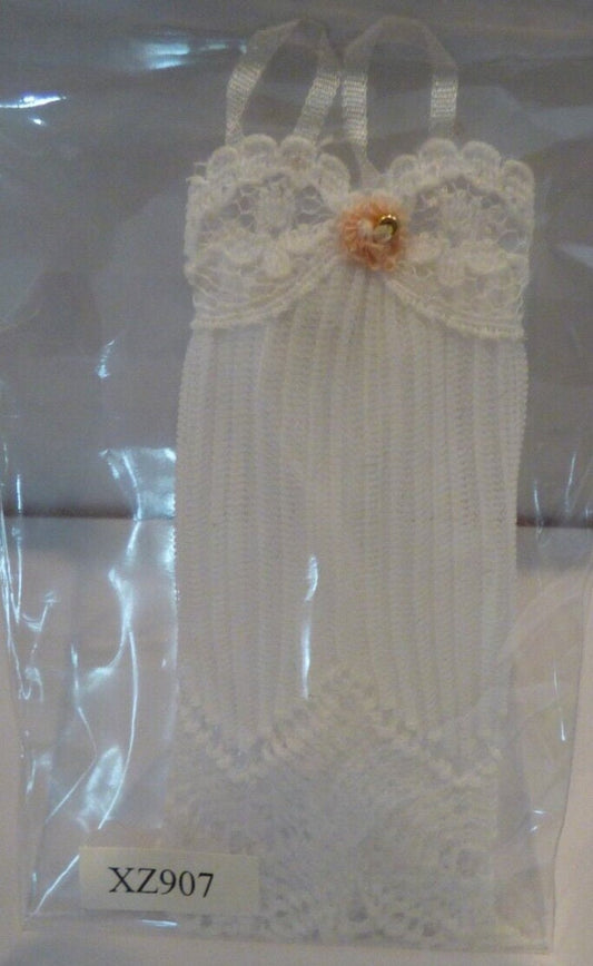 Dollhouse Miniature White Nightgown by Heidi Ott