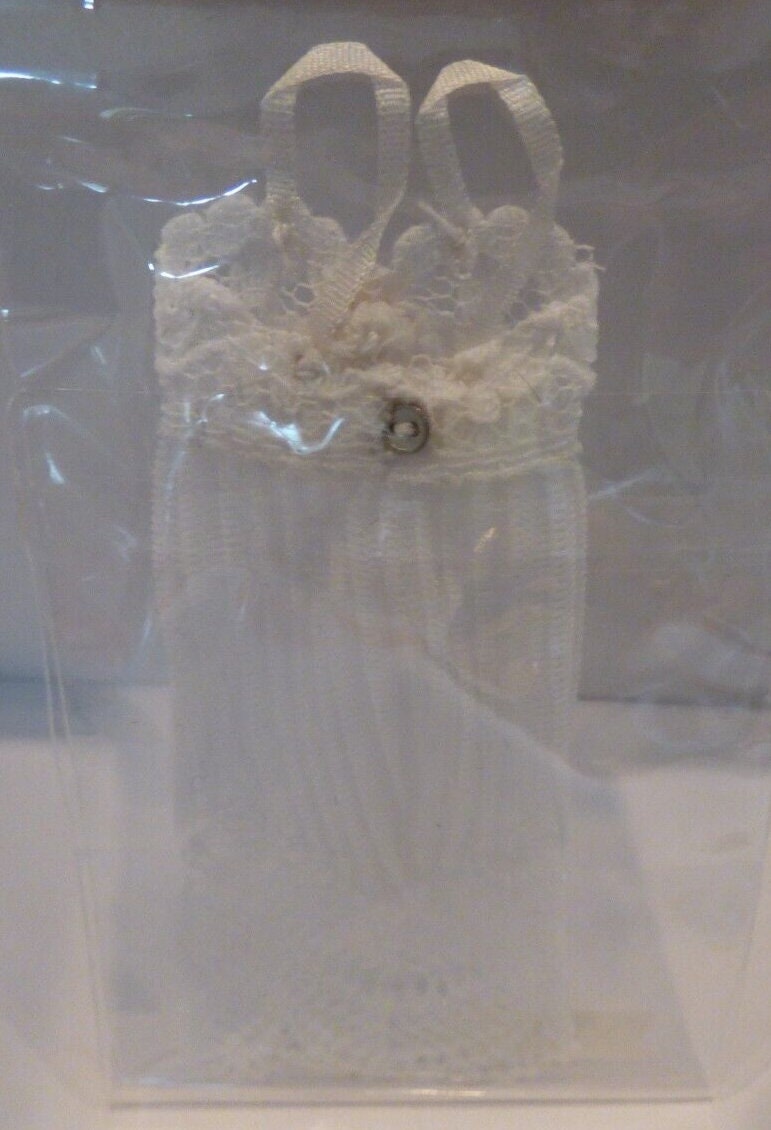 Dollhouse Miniature White Nightgown by Heidi Ott