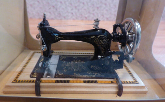 Dollhouse Miniature Table Top Sewing Machine by Heidi Ott