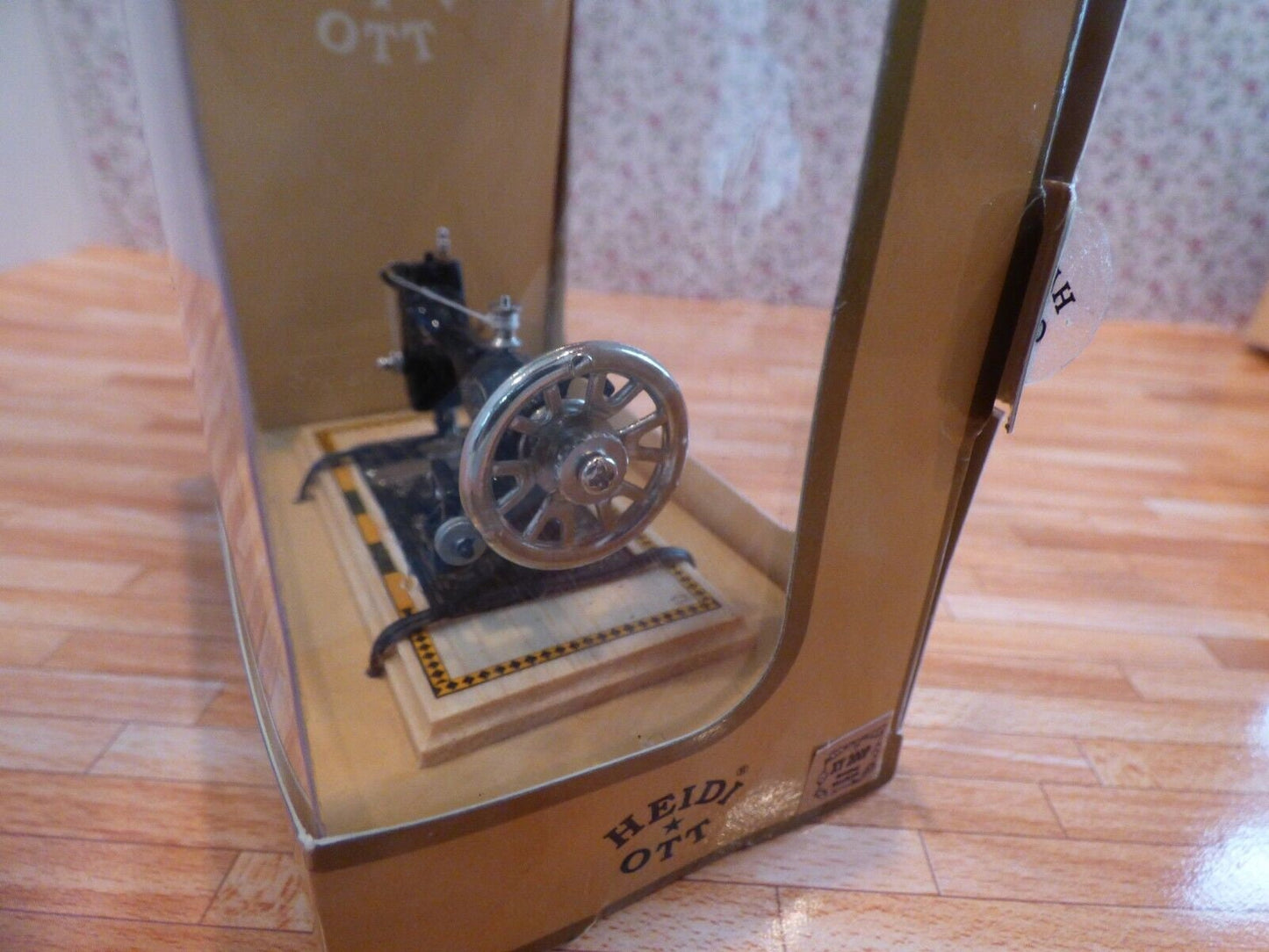 Dollhouse Miniature Table Top Sewing Machine by Heidi Ott
