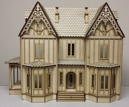 Kristiana Tudor Dollhouse 1:24 scale Dollhouse WITHOUT shingles