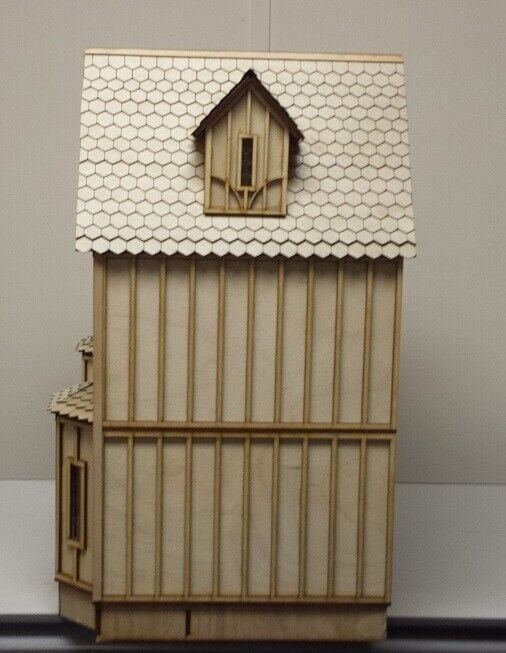 Kristiana Tudor Dollhouse 1:24 scale Dollhouse WITHOUT shingles