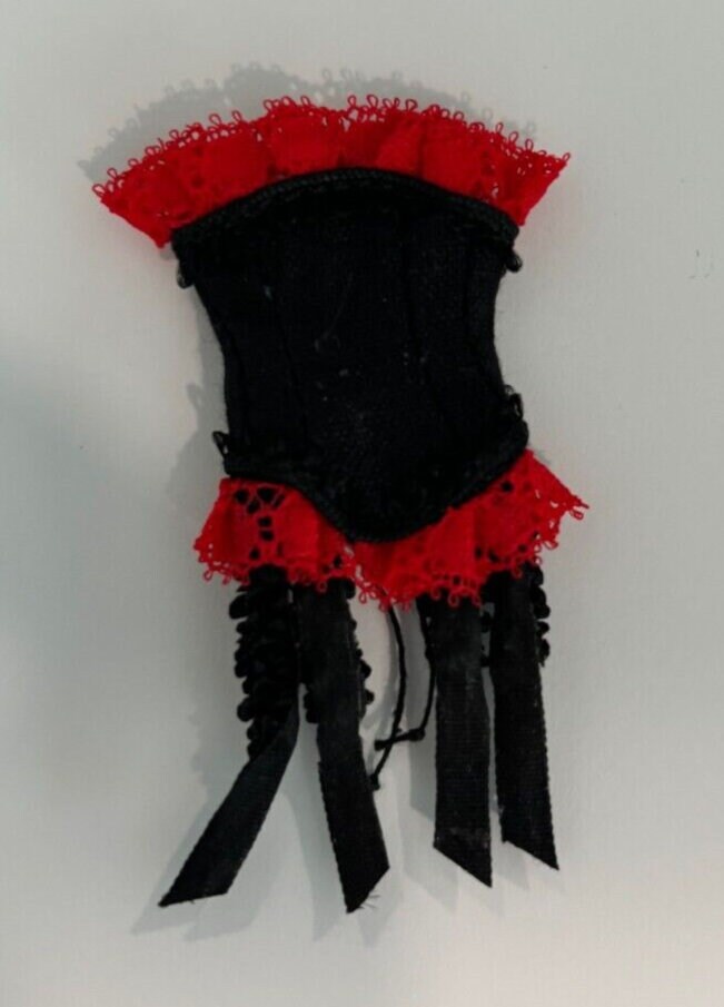 Dollhouse Miniature Red Lingerie by Heidi Ott
