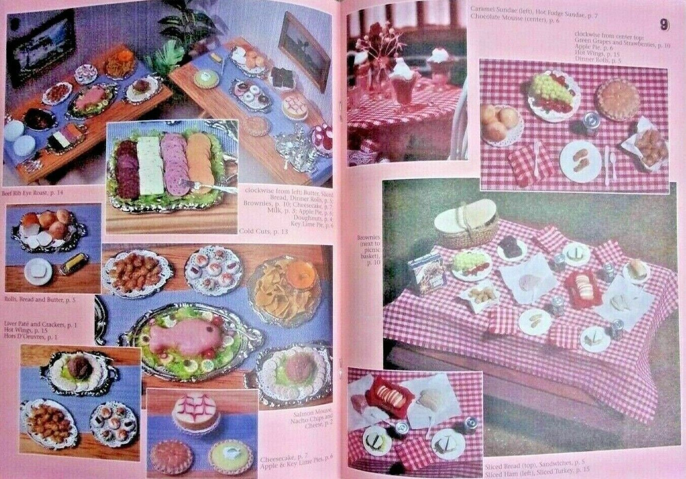 Dollhouse Miniature Book: Petite Eats and Minitreats