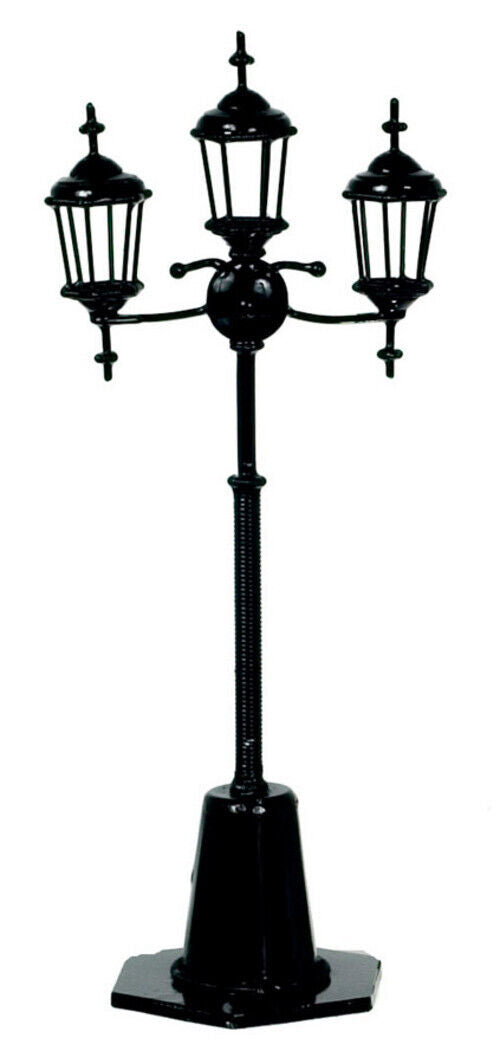 Dollhouse Miniature 3-Light Yard Lamp