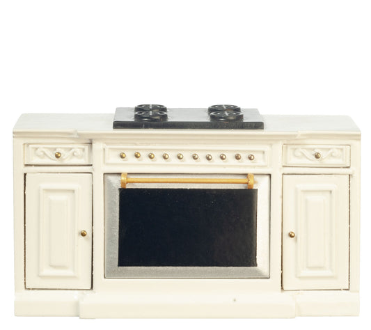 Dollhouse Kitchen Stove in White from the Platinum Collection