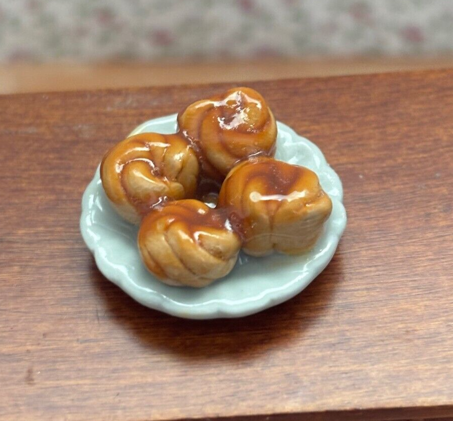 Dollhouse Miniature Sticky Buns Handcrafted