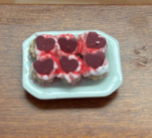 Dollhouse Valentine Cupcakes Handcrafted