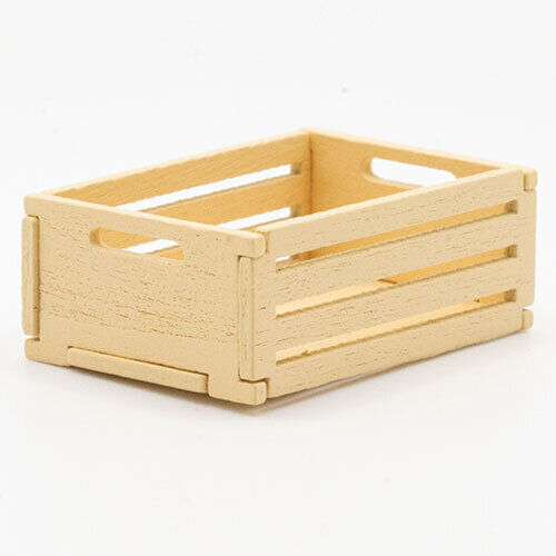 Dollhouse Miniature Small Wooden Crate