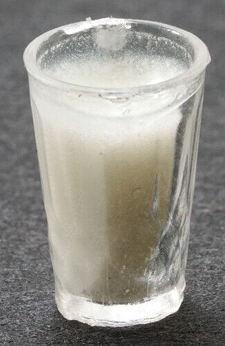 Dollhouse Miniature Glass of Milk
