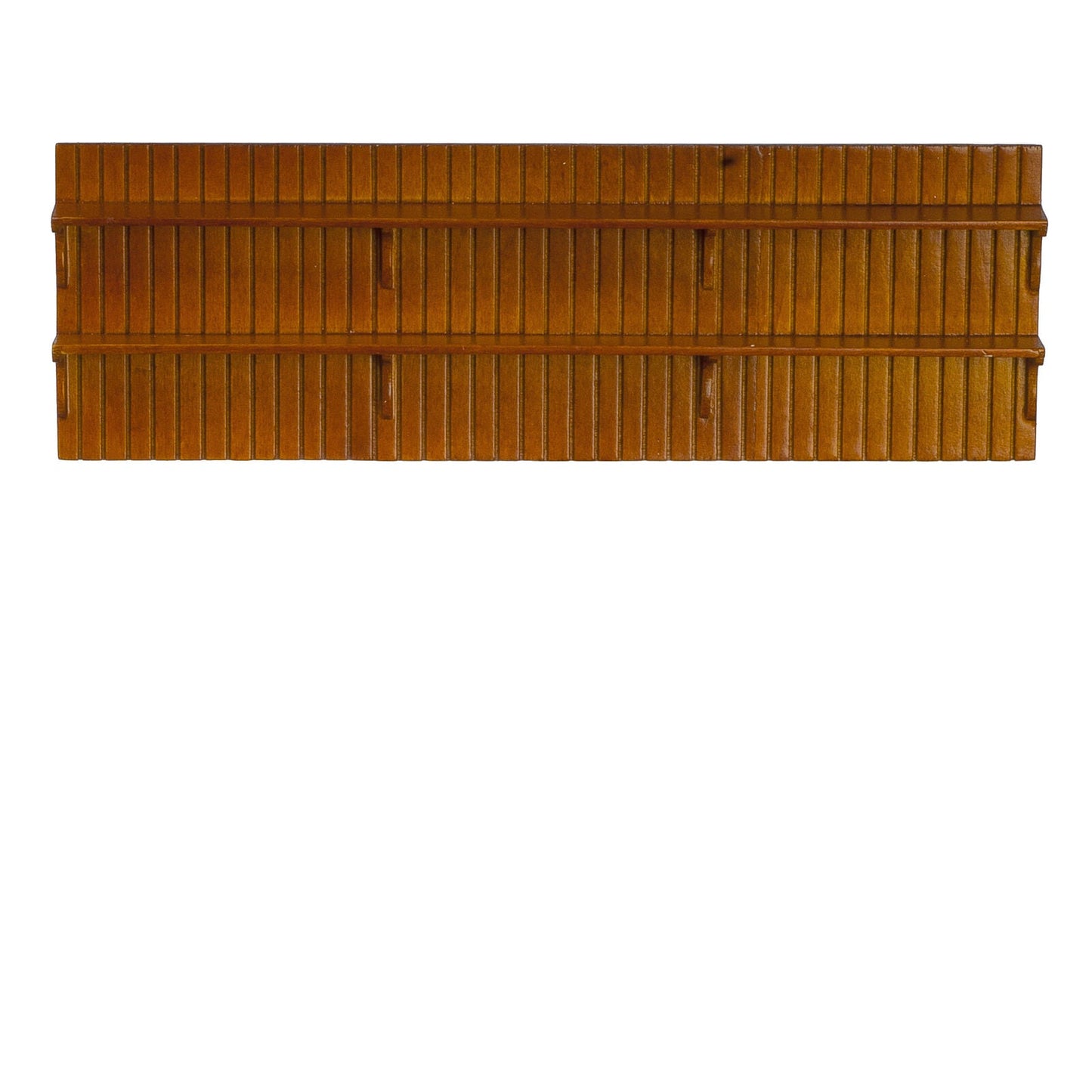 JBM Fine Miniature Kitchen Sink and Plate Rack in Walnut for Dollhouse