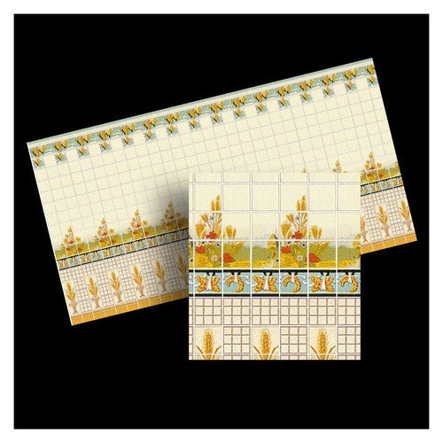Dollhouse Wallpaper/Flooring Complete Room Decoration Kit #5